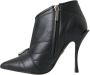 Dolce & Gabbana Gewatteerde Leren Stiletto Laarzen Black Dames - Thumbnail 5