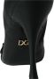 Dolce & Gabbana Gewatteerde Leren Stiletto Laarzen Black Dames - Thumbnail 7