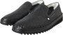 Dolce & Gabbana Zwarte geweven leren heren loafers schoenen Black Heren - Thumbnail 9