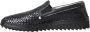 Dolce & Gabbana Zwarte geweven leren heren loafers schoenen Black Heren - Thumbnail 11