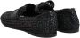 Dolce & Gabbana Zwarte geweven leren loafers met logo - Thumbnail 2