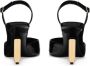 Dolce & Gabbana Zwarte Hak Slingback Cross Schoenen Black Dames - Thumbnail 4
