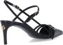 Dolce & Gabbana Zwarte Hak Slingback Stiletto Sandalen Black Dames - Thumbnail 5