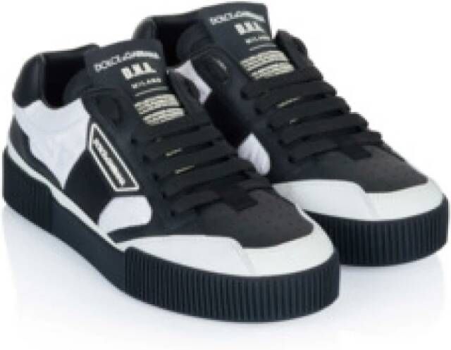 Dolce & Gabbana Zwarte herensneaker comfortabel en stijlvol