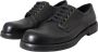 Dolce & Gabbana Zwarte Horse Leather Derby Dress Schoenen Black Heren - Thumbnail 3