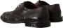 Dolce & Gabbana Zwarte Kalfsleren Wingtip Oxford Schoenen Black Heren - Thumbnail 5