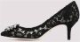 Dolce&Gabbana Pumps & high heels Decollete Pizzo Bellucci Charmant + Raso Nero in zwart - Thumbnail 7