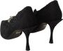 Dolce & Gabbana Black Lace Crystals Heels Mary Jane Pumps Shoes Zwart Dames - Thumbnail 7