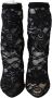 Dolce & Gabbana Zwarte Kant Taormina Hoge Hak Pumps Black Dames - Thumbnail 5