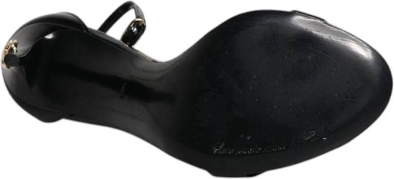 Dolce & Gabbana Zwarte Keira Hakken Sandalen