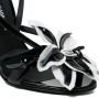 Dolce & Gabbana Zwarte Keira Sandalen met Bloe borduursel - Thumbnail 2