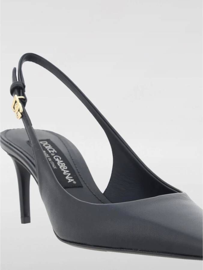 Dolce & Gabbana Zwarte Kitten Heel Pumps