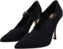 Dolce & Gabbana Zwarte Kristal Mary Jane Sok Pumps Black Dames - Thumbnail 2