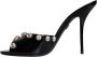 Dolce & Gabbana Parel versierde leren insteek sandalen Black Dames - Thumbnail 11