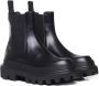 Dolce & Gabbana Chelsea Boots van geborsteld leer met iconische logo plaque Black Heren - Thumbnail 4