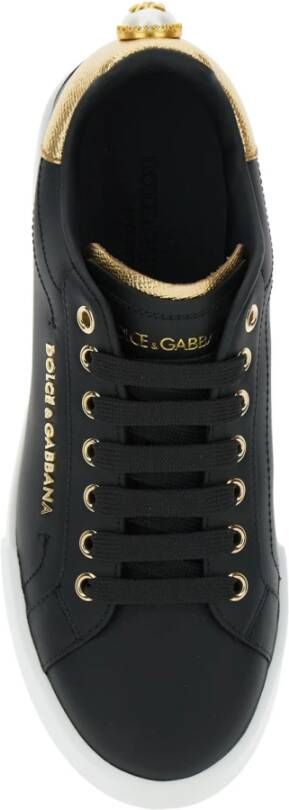 Dolce & Gabbana Zwarte Lage Sneakers