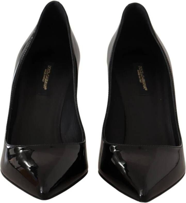 Dolce & Gabbana Zwarte Lakleren Hoge Hakken Pumps Black Dames