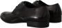 Dolce & Gabbana Elegante Zwarte Leren Derby Schoenen Black Heren - Thumbnail 18