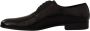 Dolce & Gabbana Elegante Zwarte Leren Derby Schoenen Black Heren - Thumbnail 19