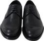 Dolce & Gabbana Handgemaakte Zwarte Leren Sartoria Schoenen Black Heren - Thumbnail 3