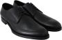 Dolce & Gabbana Handgemaakte Zwarte Leren Sartoria Schoenen Black Heren - Thumbnail 4