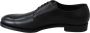Dolce & Gabbana Handgemaakte Zwarte Leren Sartoria Schoenen Black Heren - Thumbnail 6