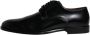 Dolce & Gabbana Zwarte Leren Derby Veterschoenen - Thumbnail 2