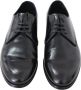 Dolce & Gabbana Zwarte Leren Formele Jurkschoenen Italiaanse Stijl Black Heren - Thumbnail 13