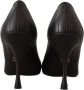 Dolce & Gabbana Zwarte Leren Hak Pumps Black Dames - Thumbnail 6
