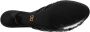 Dolce & Gabbana Zwarte Leren Hakken Slides Sandalen - Thumbnail 2