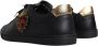 Dolce & Gabbana Zwarte Leren Hart Sneakers met Logo Black Heren - Thumbnail 3