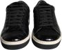 Dolce & Gabbana Zwarte Leren Heren Lage Top Sneakers Black Heren - Thumbnail 2