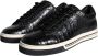 Dolce & Gabbana Zwarte Leren Heren Lage Top Sneakers Black Heren - Thumbnail 3