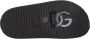 Dolce & Gabbana Zwarte leren platte sandalen met gekruiste band Black Heren - Thumbnail 12