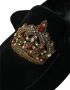 Dolce & Gabbana Zwarte leren kristallen kroon loafers Black Heren - Thumbnail 8
