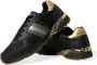 Dolce & Gabbana Leren Lage Sneakers In Zwart Met Gouden Details - Thumbnail 8