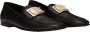 Dolce & Gabbana Zwarte platte schoenen met gouden logo Black Heren - Thumbnail 3