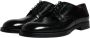 Dolce & Gabbana Zwarte Leren Oxford Schoenen Black Heren - Thumbnail 4
