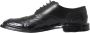 Dolce & Gabbana Zwarte Leren Oxford Wingtip Formele Schoenen Black Heren - Thumbnail 12