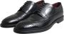 Dolce & Gabbana Zwarte Leren Oxford Wingtip Formele Schoenen Black Heren - Thumbnail 9
