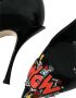 Dolce & Gabbana Zwarte leren patch hakken pompen schoenen Black Dames - Thumbnail 13