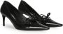 Dolce & Gabbana Zwarte leren pumps met gouden logo Black Dames - Thumbnail 11