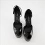 Dolce & Gabbana Verstelbare enkelband rondeeus leren pumps Black Dames - Thumbnail 12