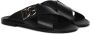 Dolce & Gabbana Zwarte leren sandalen met DG-logo Black Heren - Thumbnail 2