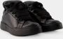Dolce & Gabbana Zwarte Leren Sneakers Portofino Stijl Black Heren - Thumbnail 2