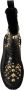 Dolce & Gabbana Black Leather Studded Combat Boots Zwart Dames - Thumbnail 7