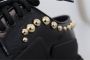 Dolce & Gabbana Prachtige Zwarte Trekking Derby met Gouden Studs Black Dames - Thumbnail 9