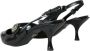 Dolce & Gabbana Zwarte Leren Versierde Slingback Schoenen Black Dames - Thumbnail 4