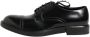 Dolce & Gabbana Zwarte leren veterschoenen - Thumbnail 2