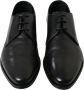 Dolce & Gabbana Zwarte Leren Veterschoenen Derby Model Black Heren - Thumbnail 7